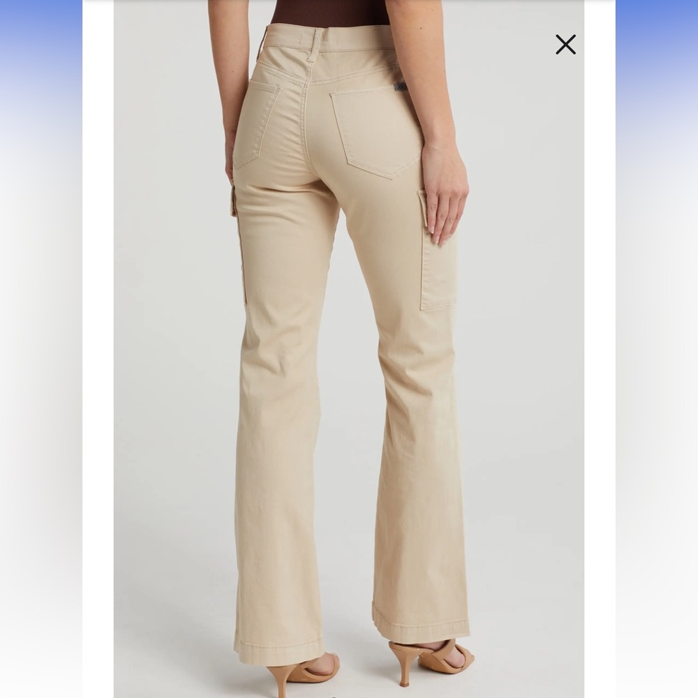 Joe’s Bootcut Cargo Pants Size 28 Taupe High-waisted - Picture 2 of 15